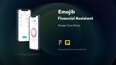 EmoJib Financial Assistant app design budget budget app budgeting budgeting app case study design financial app financial assistant homepage iran mobile design persian save money ui uidesign user experience user interface ux web app design