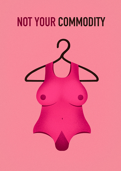 Not Your Commodity abortion abortionrights humanrights illustration illustrator procreate roevswade woman women womensrights