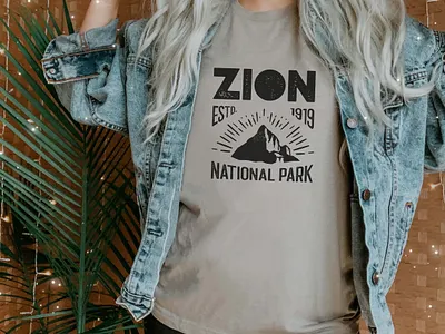 Zion National Park Apparel Graphic apparel graphics digital illustration graphic art graphic design illustration t shirt design