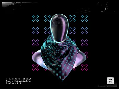 xfai NFT 3d animation avatar crypto design dex hero letter logo lottie motion nft rebrand render symbol ui ux website x xfai