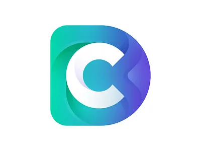 D & C Letter 99designs branding c logo colorful contestwin logo d logo dc logo fiverr gradient illustration lettermark logo logodesign modern modern logo overlaping professional logo text based logo upwork wordmark