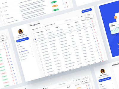 Bulk SMS dashboard UI design blue dashboard bulksms creative dashboard dashboard design design praveen solanki prowin studio prowinstudio sms ui ui ux ui design uidesign uiux