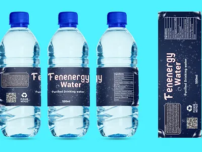 Water bottle, water label design, plastic bottle design bottle design bottle label drink label drink label design graphic design label design plastic bottle design water bottle water bottle design water label water logo design