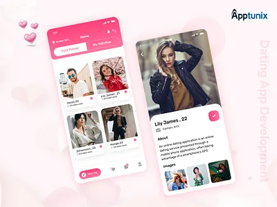 Top-Notch Dating App Development Services - Apptunix animation appdevelopment appdevelopmentcompany apptunix branding dating app development dating app like tinder dating apps dating website design graphic design illustration motion graphics