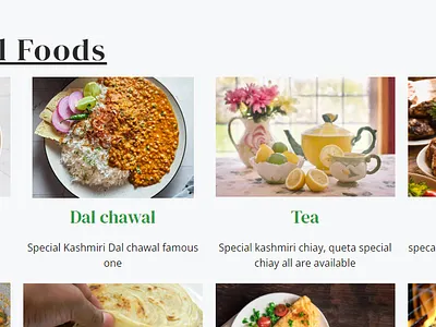 food galary branding design gallery gra vector web design wordpress