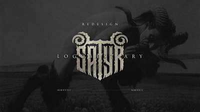 L O G O B E S T I A R Y - R E D E S I G N bestyary centaur dryad gorgon gothic harpy lettering logo minotaur myth mythology satyr typography