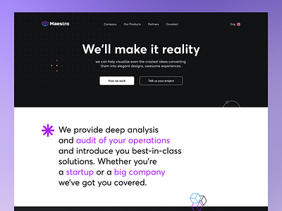 maestro.st | UX/UI design | Business Consulting 2022 azerbaijan black business clean consulting corporative kerim landing letif modern purple static ui design ux design white