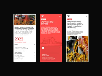 AI Robotics mobile app design adaptation ✦ RedBarn adaptation ai app apple application clean design mobile mobile design scroll service startup ui ux