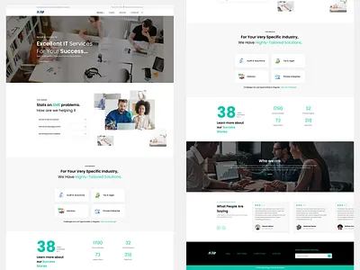 IT Company website app design graphic design mobile ui ux
