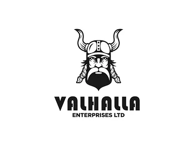 VikingValhalla abstract branding business classic design graphic design illustration logo logodesign mature modern playful typography vector viking