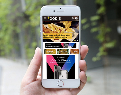 Times Foodie design responsive ui ux web design webiste
