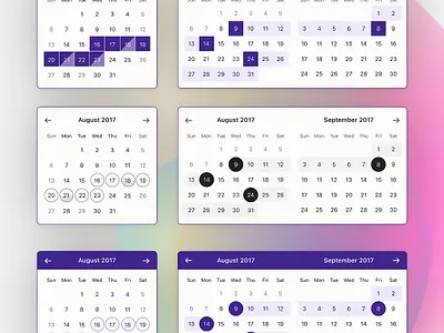 Calendar themes for Delivery Calendar calendar design flat popup themes ux woo woocommerce