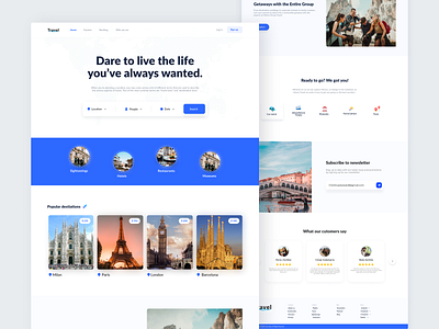 Travelling Landing designs, themes, templates and downloadable graphic ...