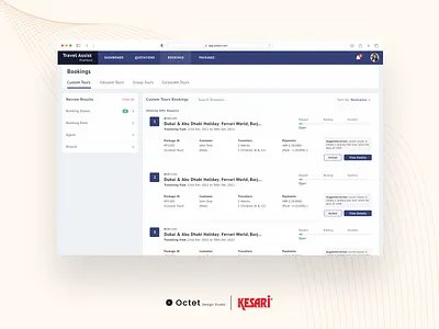 Travel Assist Platform - Custom Tour Packages, Bookings agent booking booking booking platform booking web ui holiday holiday booking tour booking travel travel agency ui ui ux web design web platform web ui