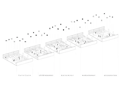 department store design graphic design illustration vector