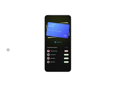 Card Interaction animation app app design dailyuichallenge dashboard design figma fin tech finance interaction mirco interaction mobile app mobile design motion graphics ui ui design uiux user experience user interface ux design