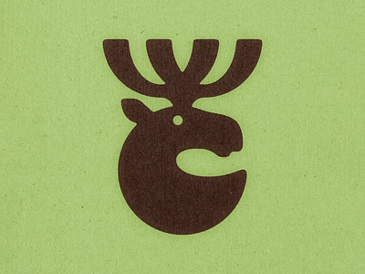 Elk branding c elk farm kostroma logo moose
