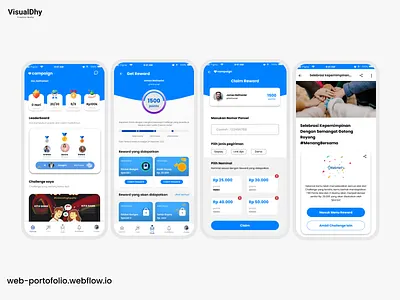 UX Case Study : Gamification on Campaign App #Forchange app branding graphic design typography ui ux