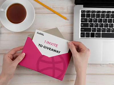 1 invite to giveaway dribbble community dribbble invite invitation to giveaway invite invite to giveaway player ui web design welcome