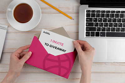 1 invite to giveaway dribbble community dribbble invite invitation to giveaway invite invite to giveaway player ui web design welcome