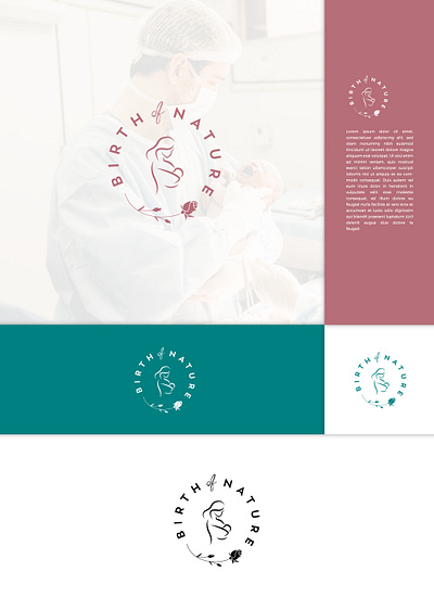Birth of Nature arabic logo brand identity branding design illustration logo logo design minimalist logo ui vector