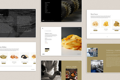 Delitalian Gourmet art direction brand clean design food graphic design italia minimal pasta pizza prototype typography ui uiux website