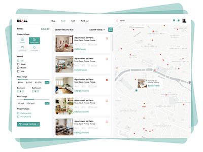 Booking apartment Website design ui ux