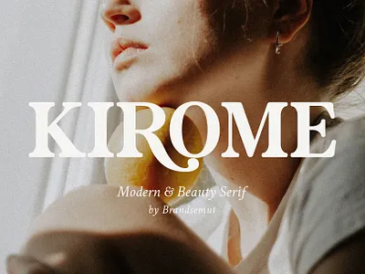 Kirome – Modern & Beauty Serif brand identity invitation ligature ligature font logotype luxury modern font modern serif serif serif font typeface typography wedding font