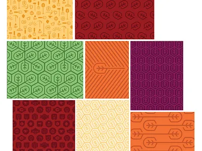 The Garden Church - 03 branding church design garden identity illustration logo nonprofit pattern repetitive system texture