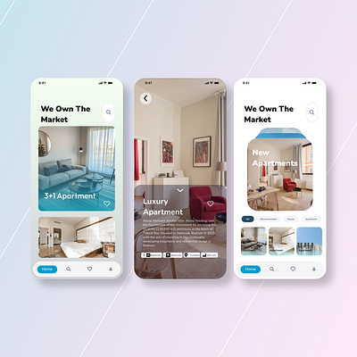 Real estate App Design (Property Finder) appdesign branding dashboard graphic design inspiration real esatet ui uiux ux