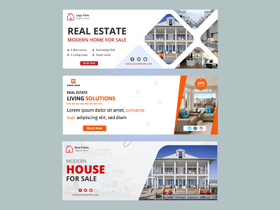 Real Estate Social Media Banner banner design design facebook banner graphic design instagram banner linkedin banner real estate real estate banner social media social media banner twitter banner