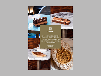 Buches & Galettes brochure food graphic design indesign press kit restaurant