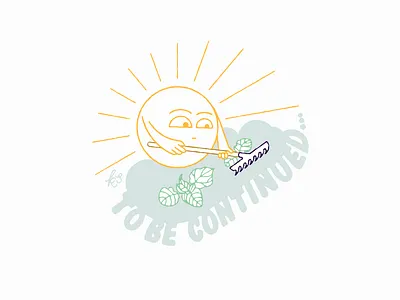 Work work work hand drawn illustration sun stories texture vector