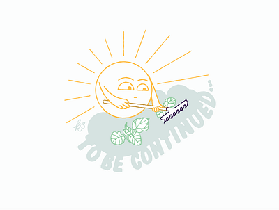 Work work work hand drawn illustration sun stories texture vector