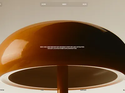 Selection Furniture Store Hero Section Design art direction design figma ui web