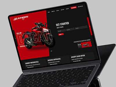 Sell My Motorcycle design uidesig web