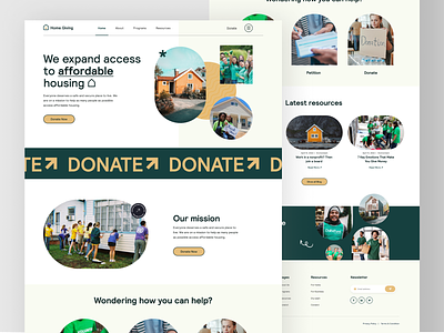 Home Giving - Donation Landing Page charity charity fund child donate donation donation landing page donation web fundraiser fundraising homepage landing page landingpage ngo nonprofit ui uidesign uiux web web design website