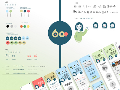 Turismo 60+ app design ui ux