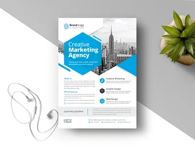 Corporate Flyer Design Template a4 add blue business flyer clean company corporate flyer corporate flyer design creative design elegant flyer design graphic design pamphlet photoshop profissional vector