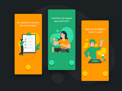 FácilEat - A maneira mais fácil e divertida de cozinhar! branddesign branddesigner branding design graphic design icon identidade visual illustration logo ui uidesign uidesigner uiux uxdesign uxdesigner