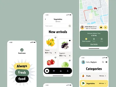 The Freshness mobile app animation app best app dribbble 2022 best ios app dribbble best ios mobile app dribbble delivery delivery app design fresh ios ios app ios mobile app mobile mobile app ui user interface ux