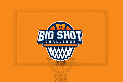 Big Shot Challenge basketball branding design graphic design hoop logo net sports