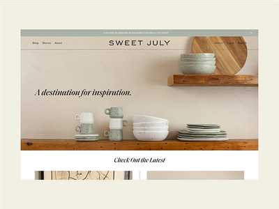 sweetjuly.com branding ecommerce ecommerce website ui ux website website design