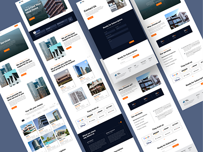 Real Estate Website trending website design