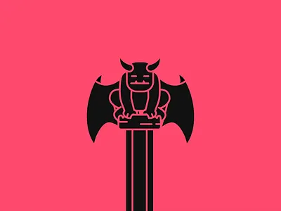 Rivetober Day 1 - Gargoyle animation inktober interactiveanimation motion graphics rive rivetober