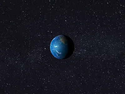 3D Earth 2.0 3d clouds earth globe planet space spline