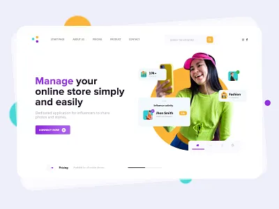 E commerce Landing Page! design e commerce landing page! illustration logo shopify ui ui design uidesign uiux ux web web design