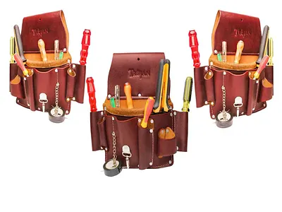 Electrician Tool Pouch electrician leather leather bags tool bags tool pouch