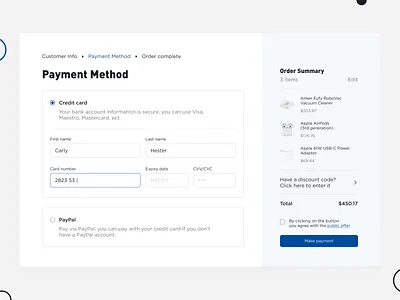 Credit card checkout form UI 002 card cart check out checkout checkout form checkout page pattern credit card payment daily ui dailyui design desktop ecommerce order ordering ordering pay payment shop ui web design