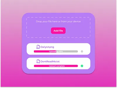 Fancy File Uploader app branding dailyui design fancy figma file file upload graphic design illustration logo ui upload uploader ux